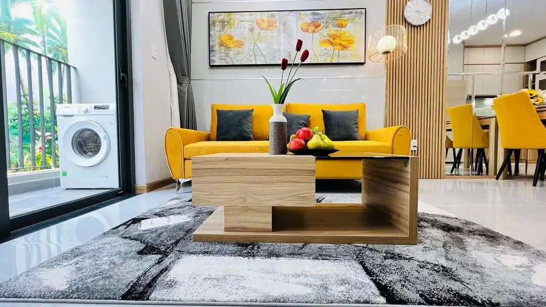 Khai trương nhà mẫu Bcons Polygon An Bình 5 Phòng khách nhà mẫu Bcons Polygon