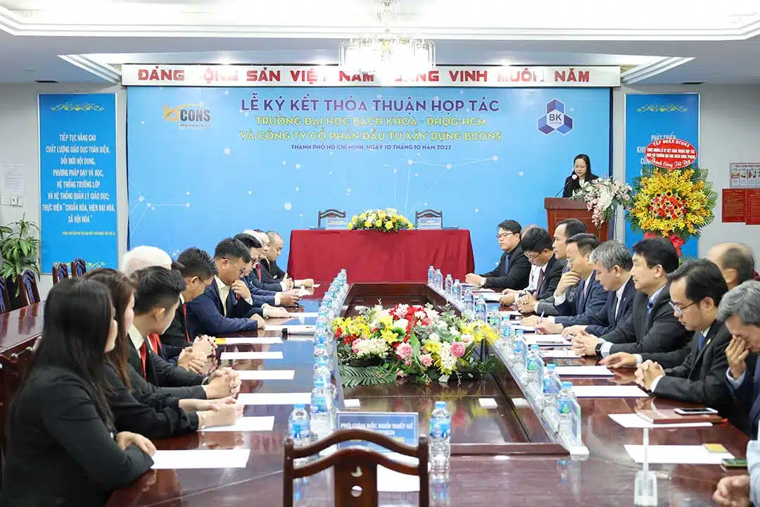 Tập đoàn Bcons ký kết hợp tác cùng Đại Học Bách Khoa TPHCM 6 Buổi Lễ Ký Kết hợp tác giữa tập đoàn Bcons và đại học Bách Khoa