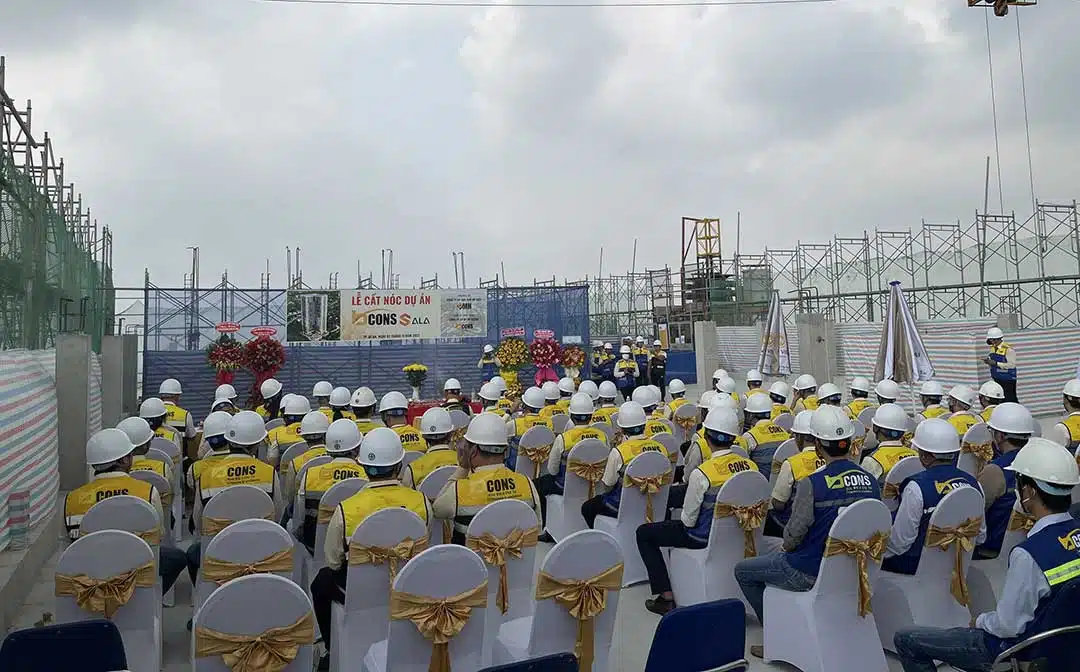 Lễ cất nóc Bcons Sala Dĩ An Bình Dương Tháng 11/2022 4 Lễ cất nóc Bcons Sala tháng 11/2022