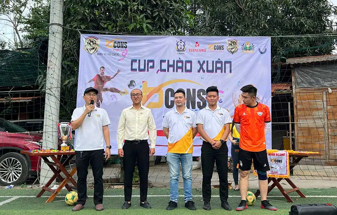 Giải bóng đá Cúp Chào Xuân Bcons 2023 17 phát biểu khai mạc cúp chào xuân bcons 2023