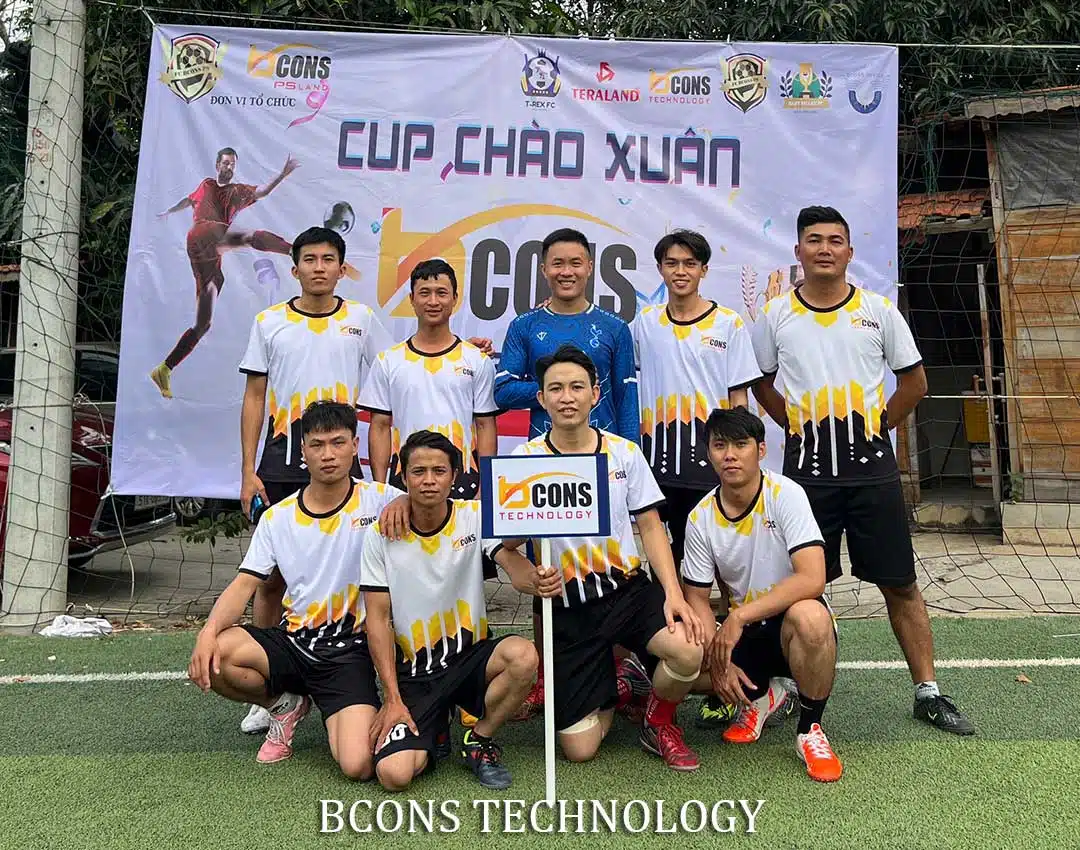 Giải bóng đá Cúp Chào Xuân Bcons 2023 15 Đội-hình-Bcons_Technology tham dự cúp chào xuân Bcons 2023