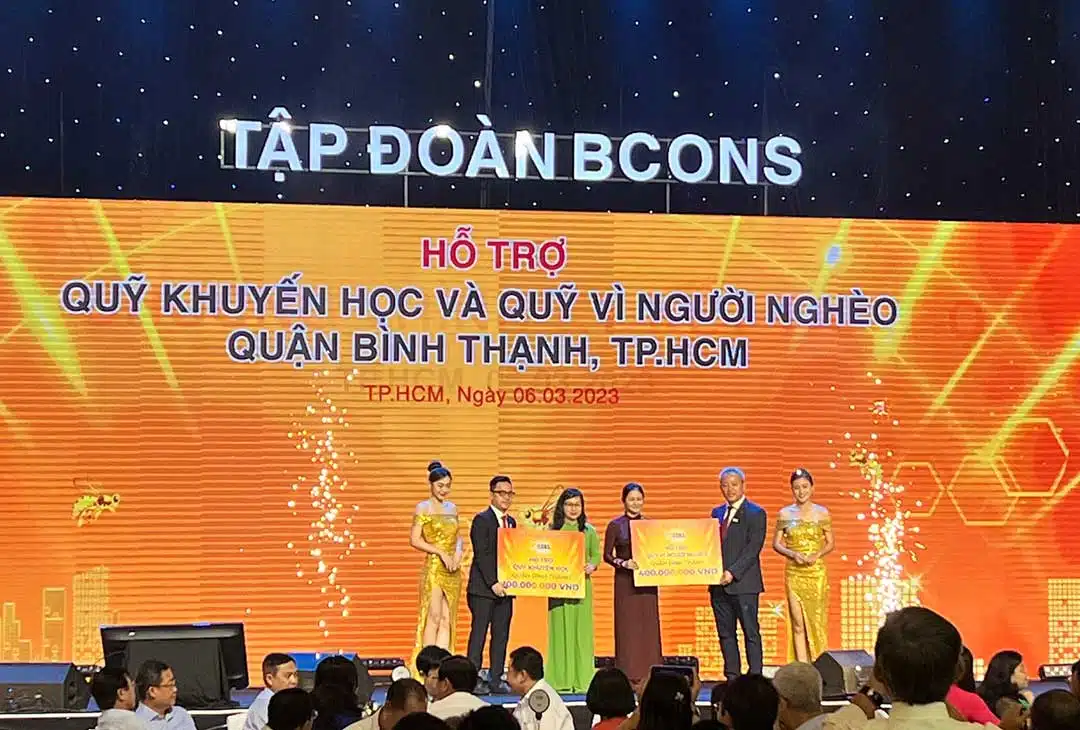 Loạt chương trình kỷ niệm Bcons 10 năm thành lập 14 Bcons Hổ trợ quỹ khuyến học và quỹ vì người nghèo Bình Thành