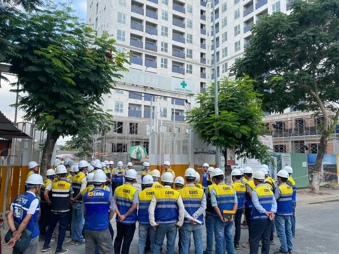 Update Tiến độ Bcons Sala Dĩ An Bình Dương 12 Công tác kiểm tra phòng cháy chữa cháy