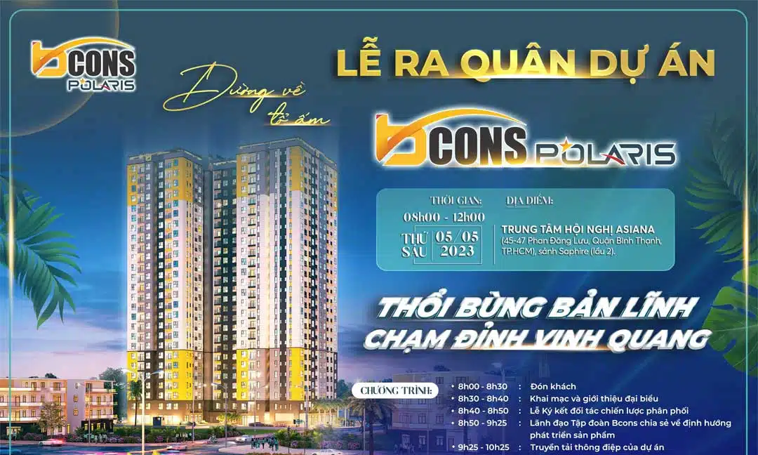 Thư mời Kick off Bcons Polaris Lê Trọng Tấn