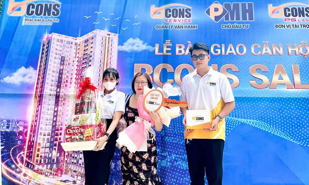 Chính thức bàn giao căn hộ Bcons Sala đợt đầu 9 Khách hàng nhận bàn giao căn hộ Bcons Sala