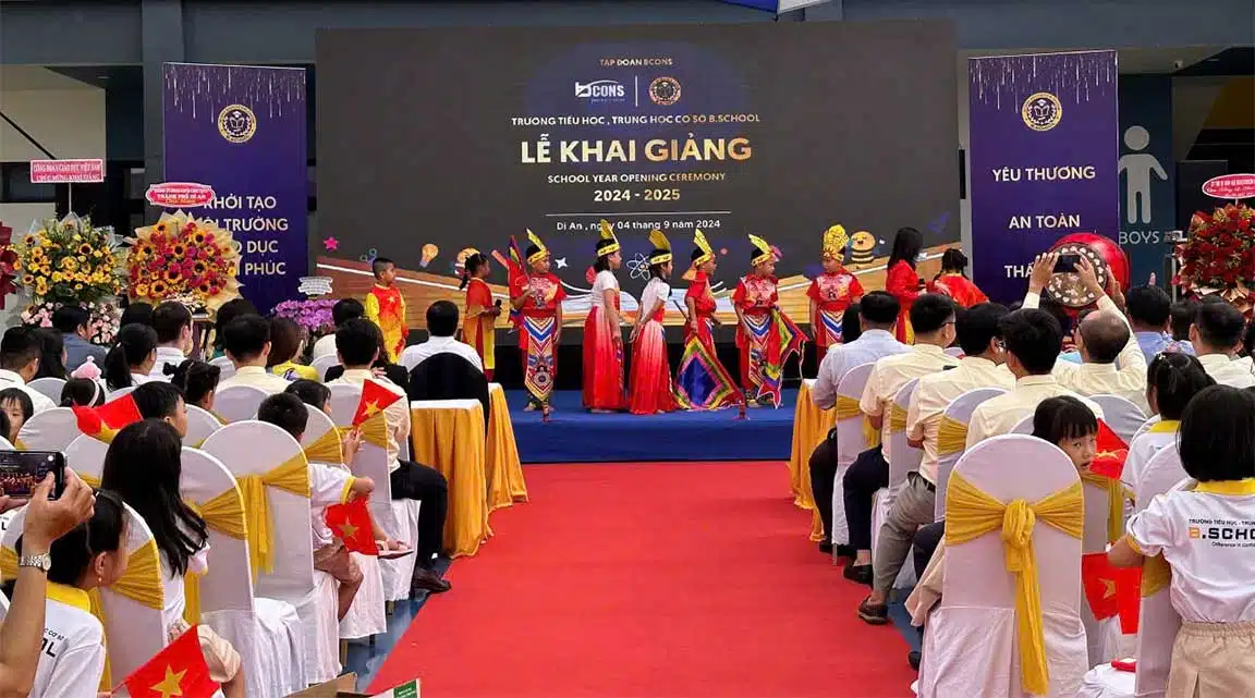 Tất Cả Thông Tin Về BSchool tại Bcons City 40 Khai giảng trường Bschool năm học 2024-2025