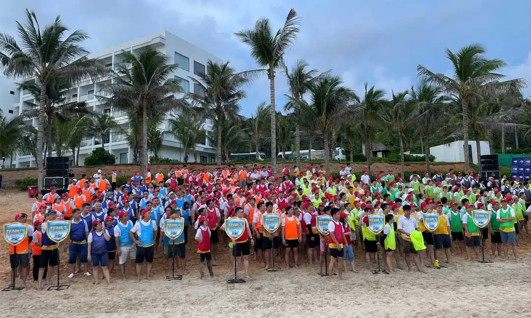 Chương Trình Team Building Bcons 2024 11 Các đội trước khi xuất phát
