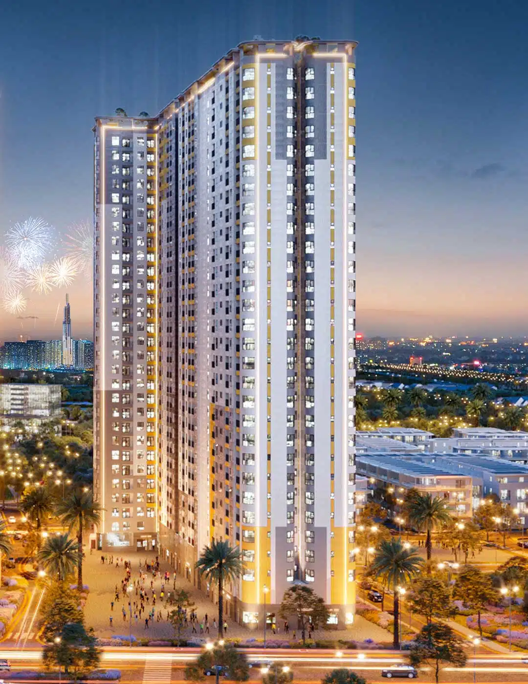 Tập Đoàn Bcons Khởi Công Bcons City 2 tháp Green Diamond 13 Phối cảnh tháp Bcons City 2 khi bàn giao