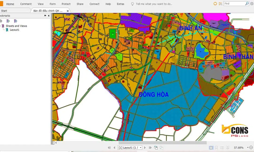 Tất Tần Tật Về Đường Thống Nhất Dĩ An Bình Dương 25 File PDF Bản đồ Quy hoạch Phường Đông Hòa và thành phố Dĩ An