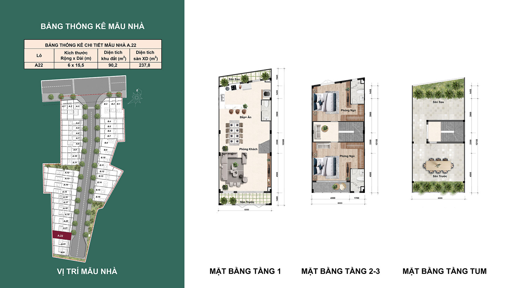 Mau A22 căn thường Bcons Eden Park