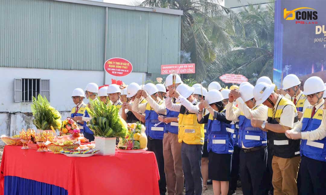 Hình ảnh lễ khởi công Bcons Newsky Thuận An