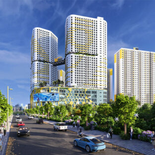 Phối cảnh Bcons Center City Thống Nhất Phối cảnh Bcons Center City Thống Nhất