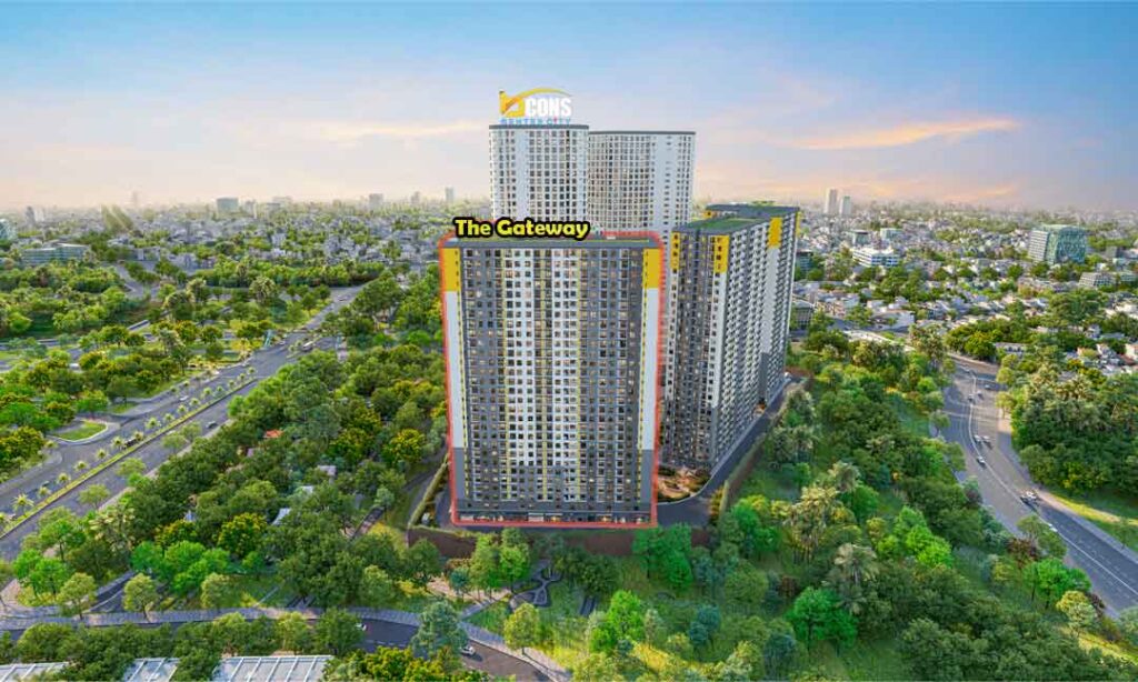 Tháp The Gateway dự án Bcons Center City Tháp The Gateway dự án Bcons Center City