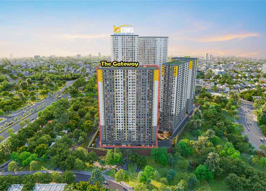 Tháp The Gateway dự án Bcons Center City Tháp The Gateway dự án Bcons Center City