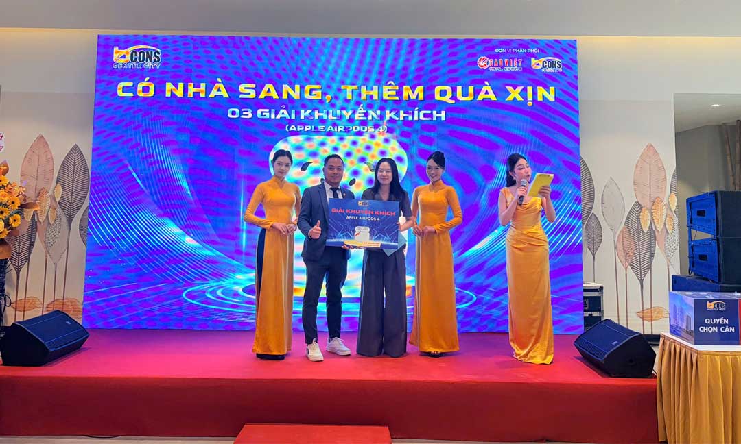 Lễ giới thiệu tháp The Icon Bcons Center City 18/01/2026 10 Khách hàng trúng thưởng khi tham dự sự kiện giới thiệu tháp The Icon Bcons Center City