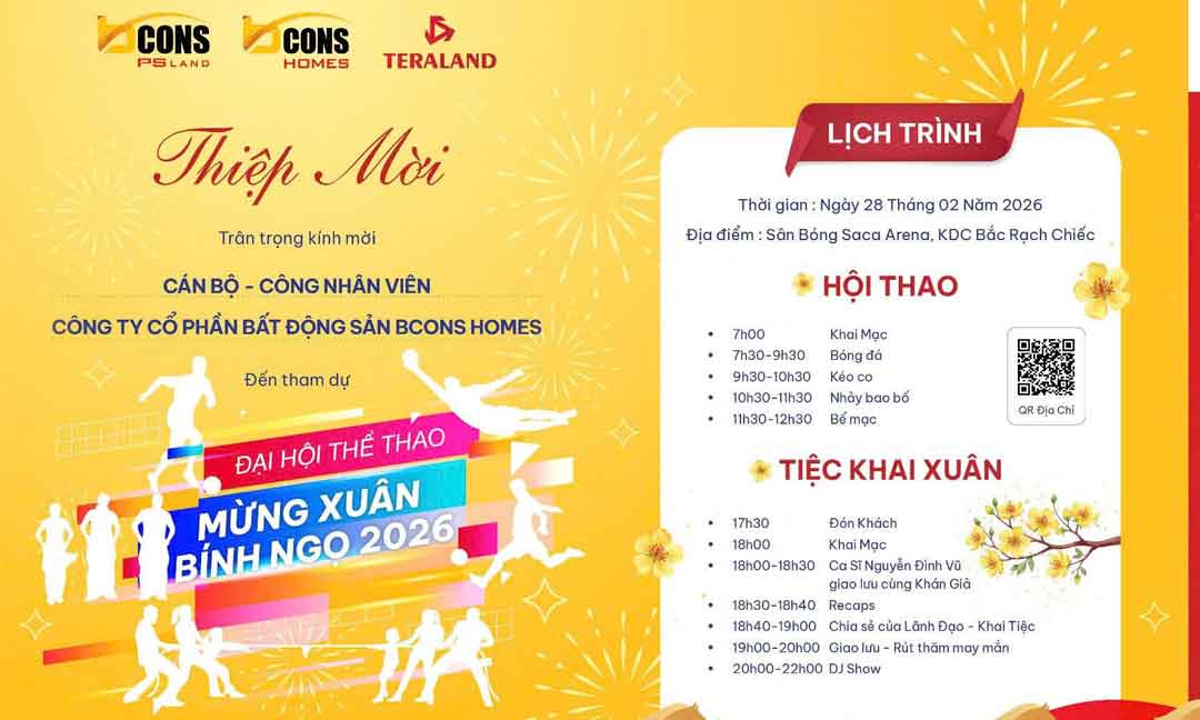 Tập đoàn Bcons chào xuân Bính Ngọ 2026 5 Tập đoàn Bcons chào xuân Bính Ngọ 2026