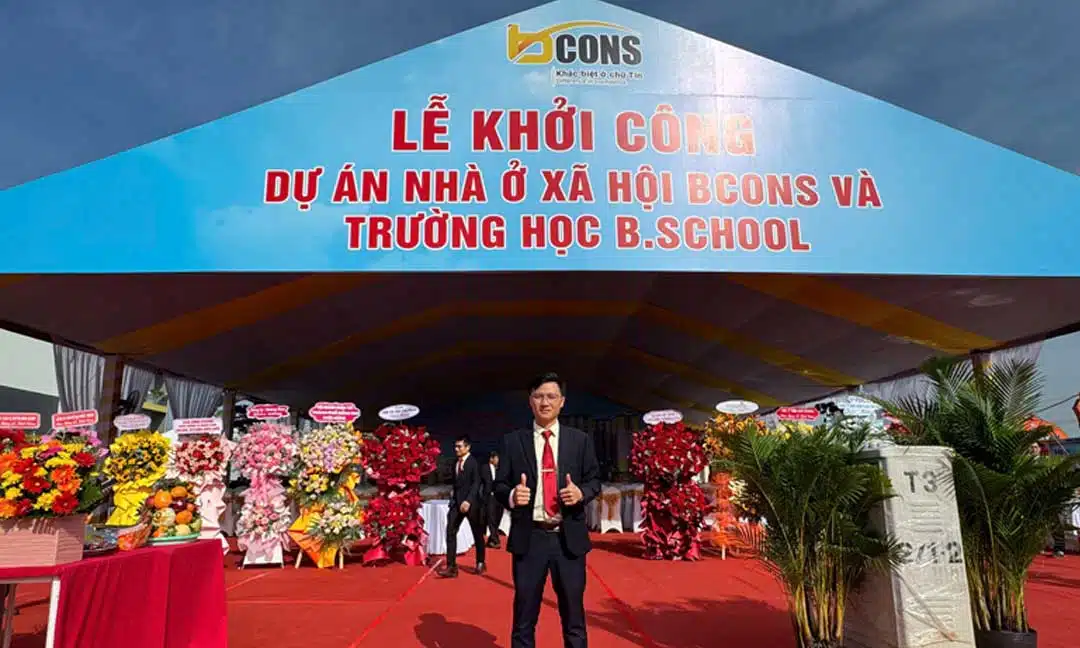 Khởi công nhà ở xã hội Bcons phường Tân Uyên 19/06/2026 8 Tác giả Bcons PS tại buổi lễ khởi công nhà ở xã hội phường Tân Uyên