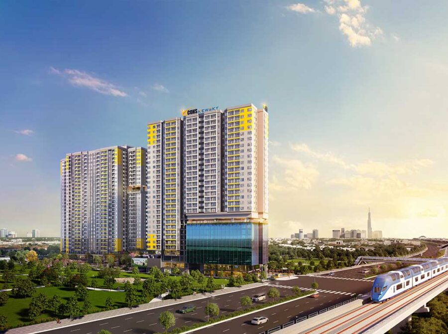 Phối cảnh Bcons Newsky mới Phối cảnh Bcons Newsky mới