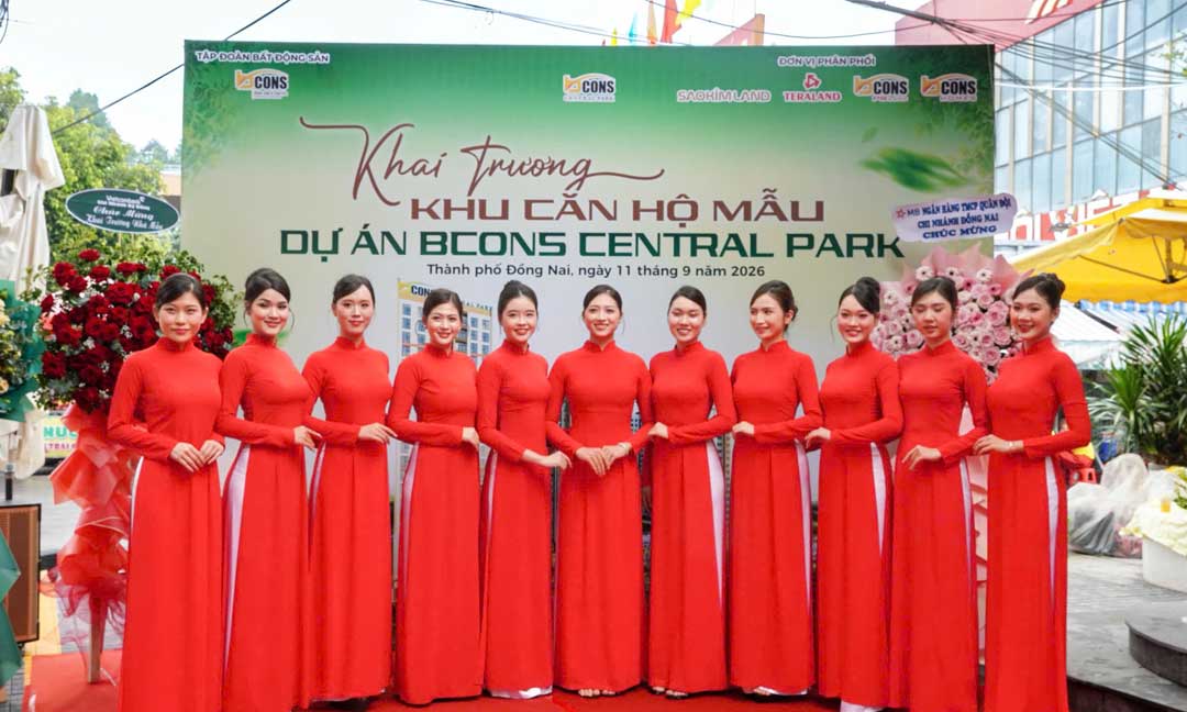 Khai trương nhà mẫu Bcons Central Park 4-9-2026